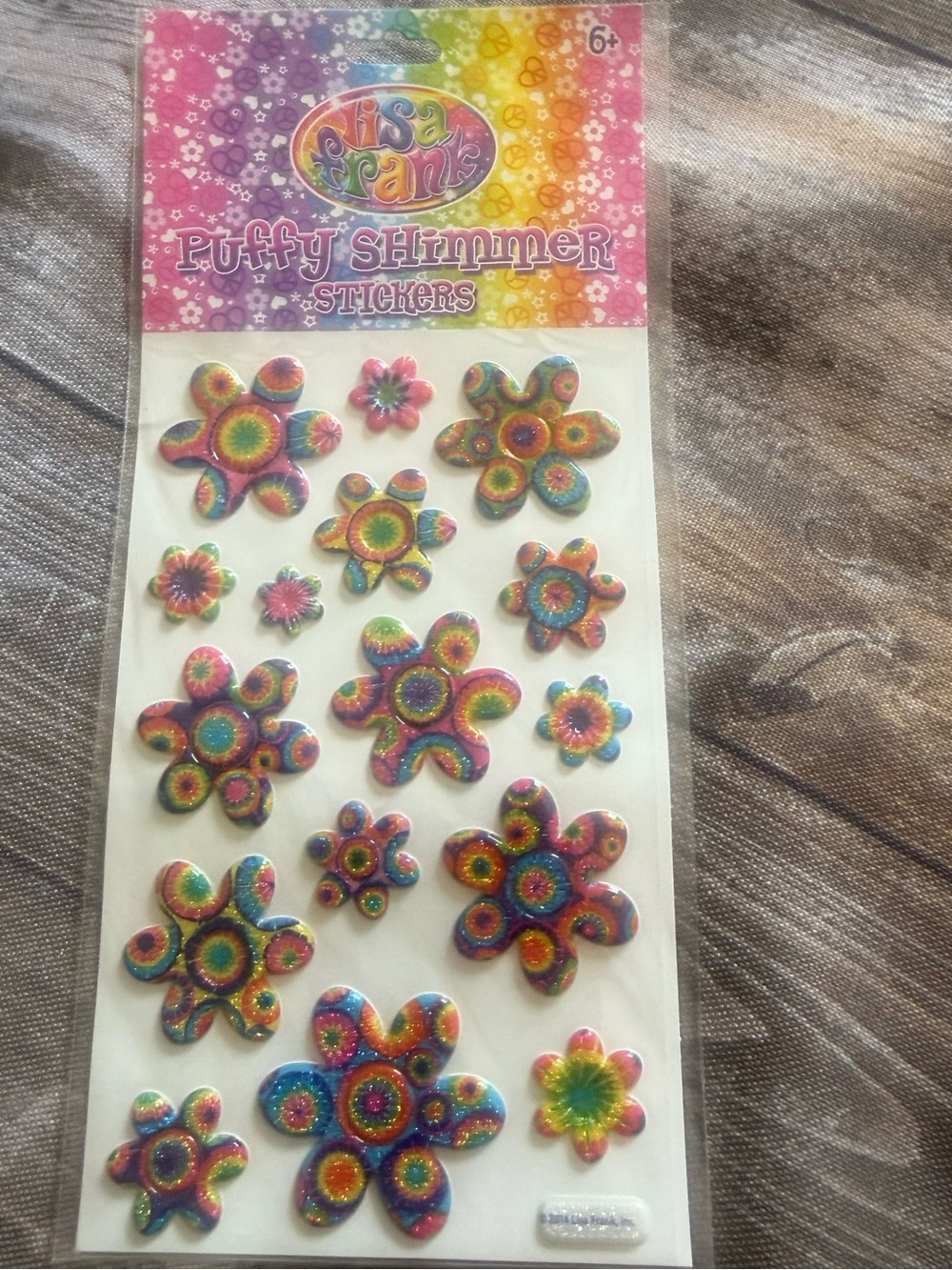 Lisa Frank sticker sheet